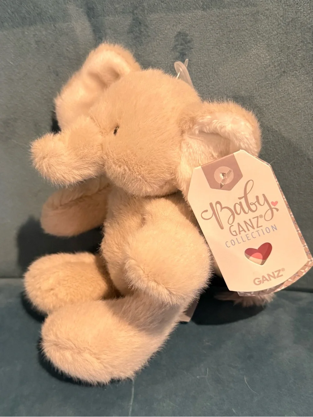 ~NWT~GANZ Baby Collection Elephant Plush Lovey Replacement